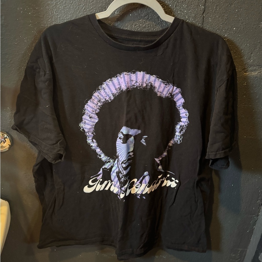 Black Graphic Tee with Iconic Design